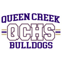 Women's Queen Creek QCHS Bulldogs Boxy T-shirt Design