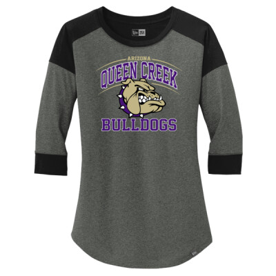 Queen Creek Arizona Bulldog Raglan Shirt Queen Creek Arizona Bulldog Raglan Shirt Thumbnail