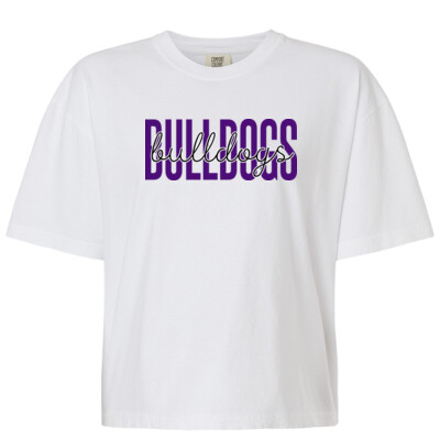 Women's Bulldogs Heavyweight Boxy Tee Thumbnail